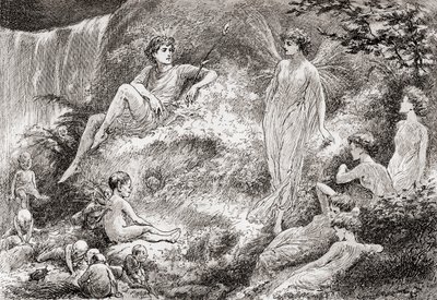 Titania: Set your heart at rest: The fairy land buys not the child of me, Scene from William Shakespeare